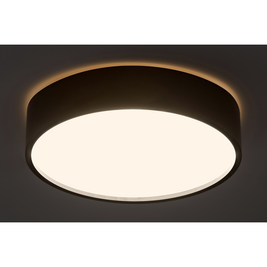 Rabalux - LED-kattovalaisin sensorilla LED/19W/230V IP44 4000K halkaisija 28,5 cm musta