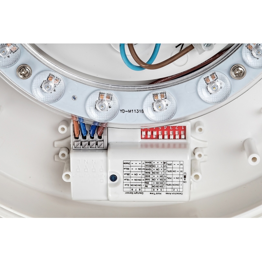 Rabalux - LED-kattovalaisin anturilla LED/19W/230V IP44 4000K halkaisija 28,5 cm valkoinen