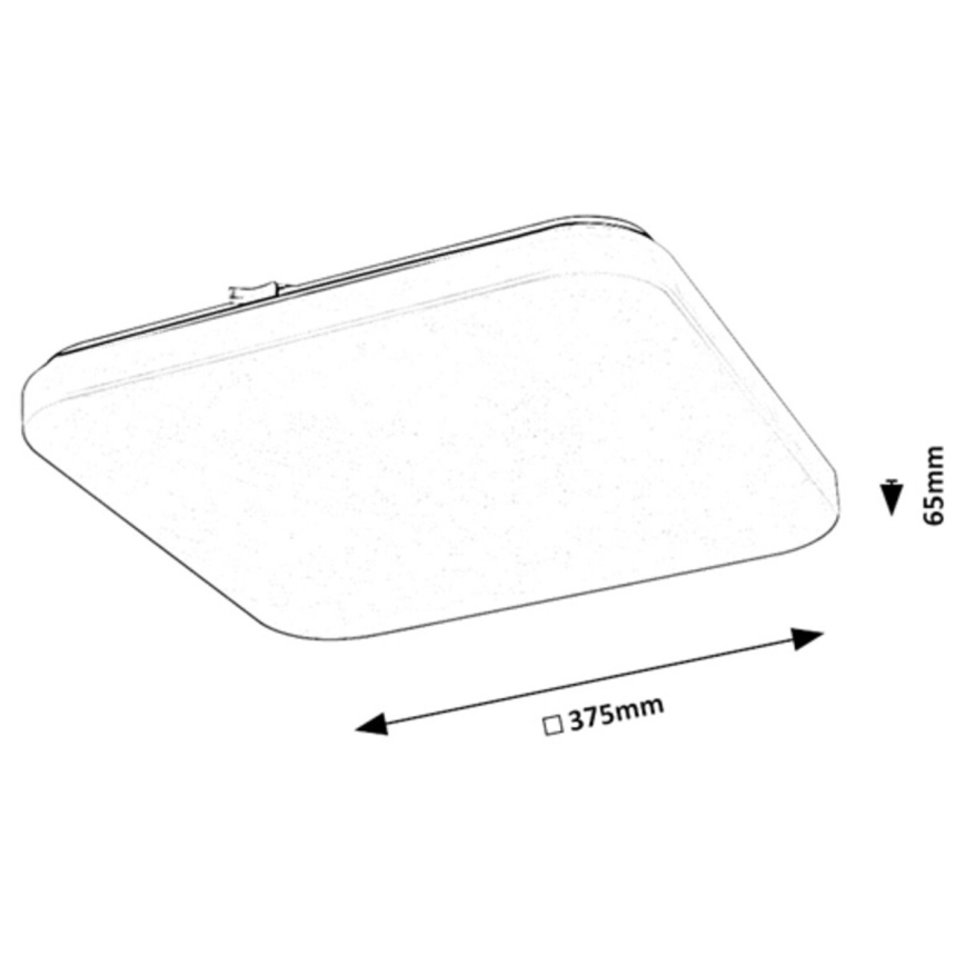 Rabalux - LED-kattovalaisin anturilla LED/24W/230V 4000K 37x37cm