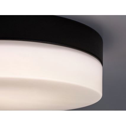 Rabalux - LED-kattovalaisin kylpyhuoneeseen LED/18W/230V IP44 4000K halkaisija 28 cm musta