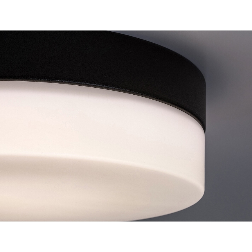 Rabalux - LED-kattovalaisin kylpyhuoneeseen LED/18W/230V IP44 4000K halkaisija 28 cm musta