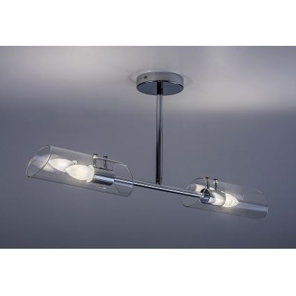Rabalux - Kylpyhuoneen riipuskattokruunu 2xE14/12W/230V IP44 kiiltävä kromi