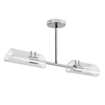 Rabalux - Kylpyhuoneen riipuskattokruunu 2xE14/12W/230V IP44 kiiltävä kromi