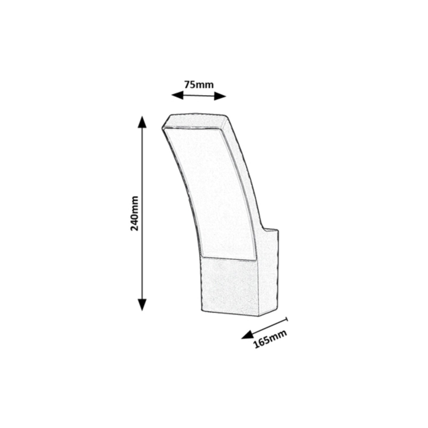 Rabalux - LED-ulkoseinävalaisin LED/12W/230V IP44