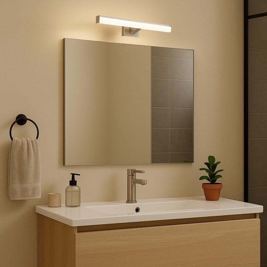 Rabalux - LED-kylpyhuonepeilivalaisin LED/6W/230V IP44 40 cm kiiltävä kromi