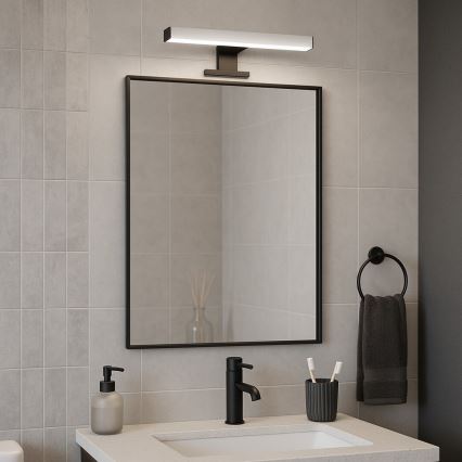 Rabalux - LED-peilivalaisin kylpyhuoneeseen LED/6W/230V IP44 40 cm musta