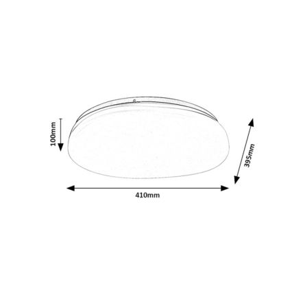 Rabalux - LED-kylpyhuoneen kattovalaisin LED/24W/230V IP44 halkaisija 41 cm