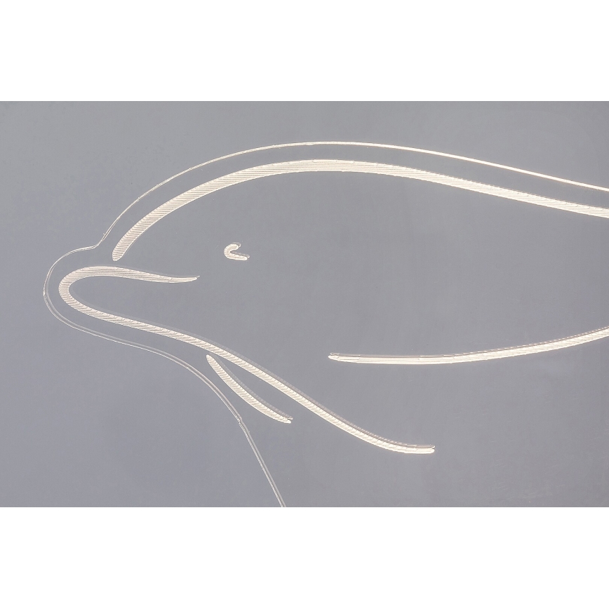 Rabalux - Lasten LED-pöytävalaisin LED/2W/5V 3000K dolphin pyökki