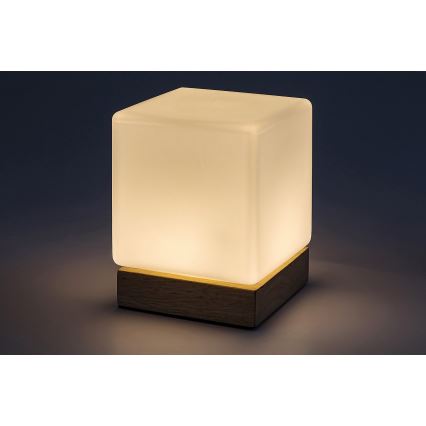Rabalux - Himmennettävä LED-pöytävalaisin LED/1,2W/5V 3000K pyökki