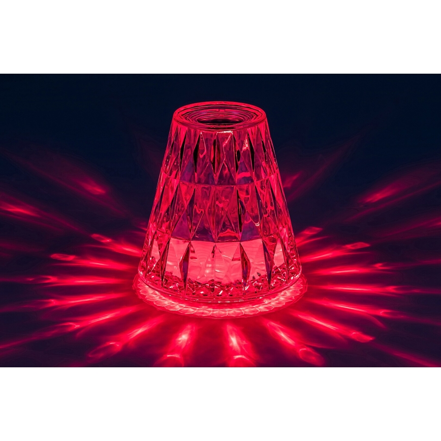 Rabalux - LED RGB Himmennettävä ja ladattava pöytälamppu LED/2W/5V 3000K