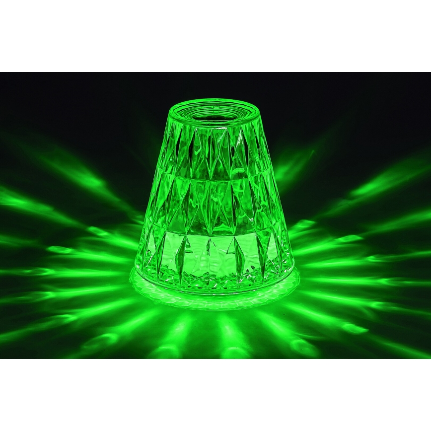 Rabalux - LED RGB Himmennettävä ja ladattava pöytälamppu LED/2W/5V 3000K