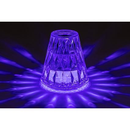 Rabalux - LED RGB Himmennettävä ja ladattava pöytälamppu LED/2W/5V 3000K
