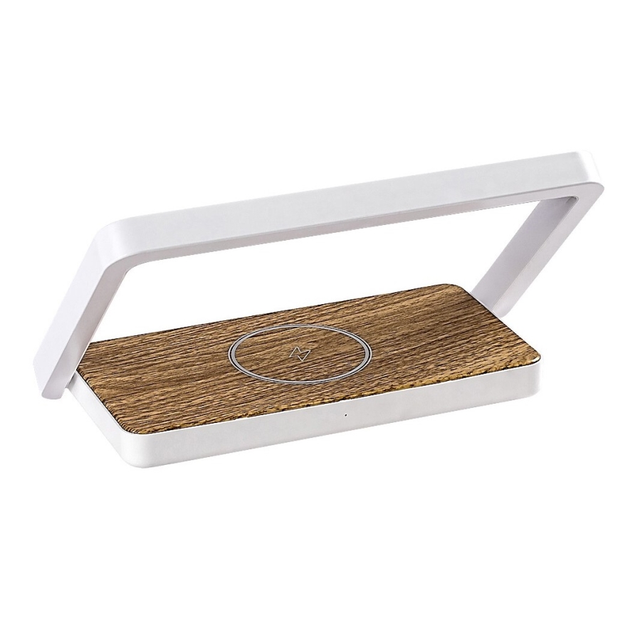 Rabalux - Himmennettävä LED-pöytävalaisin kanssa wireless charger LED/4W/5V 3000K