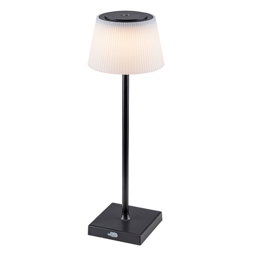 Rabalux - LED Himmennettävä ja ladattava pöytälamppu LED/4W/3,7V 1800 mAh 3000-5000K IP44 musta