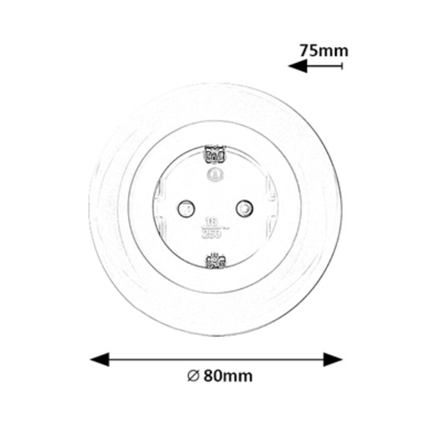 Rabalux - LED RGB Pistorasiavalo LED/0,54W/230V 3000K