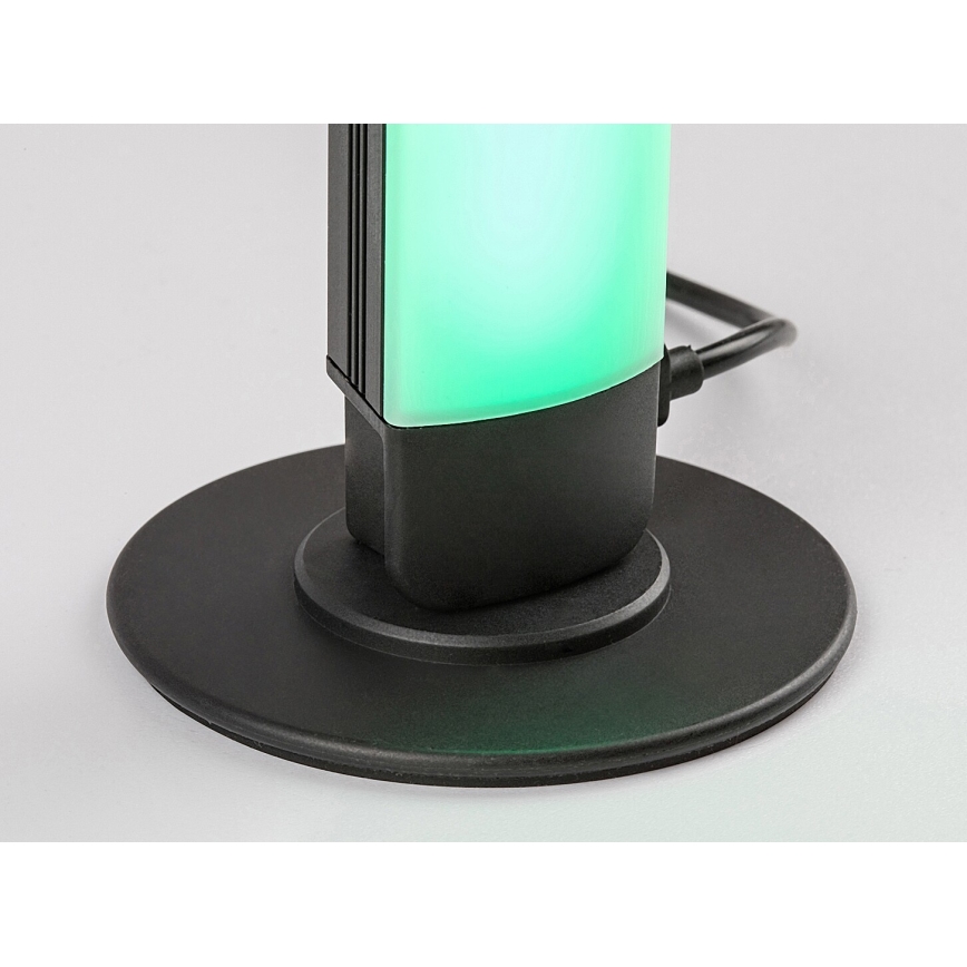 Rabalux - SETTI 2x LED RGB Himmennettävä pöytävalaisin PACO LED/5W/5V + kauko-ohjaus