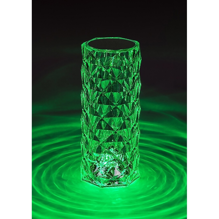 Rabalux 76015 - LED RGB Himmennettävä ladattava pöytälamppu SIGGY LED/1,5W/3,7V 800 mAh
