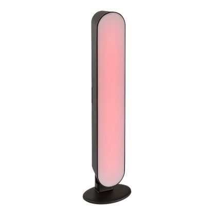 Rabalux - LED RGB Himmennettävä ja ladattava pöytälamppu LED/3W/5V musta + kauko-ohjaus