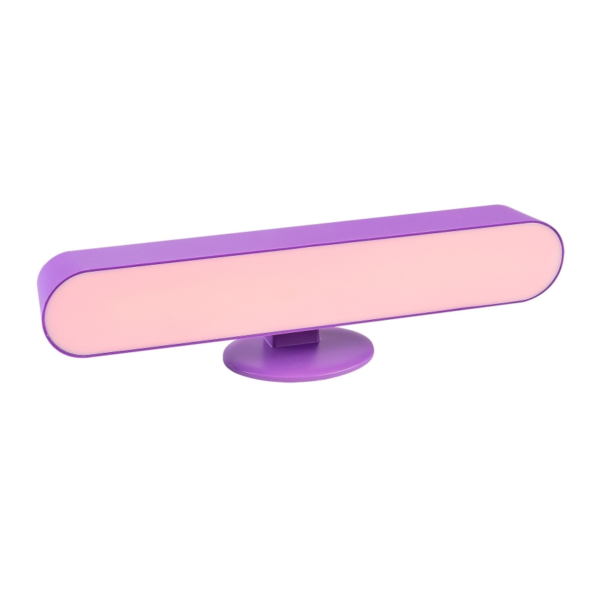 Rabalux - LED RGB Himmennettävä pöytävalaisin LED/3W/5V violetti + kauko-ohjaus
