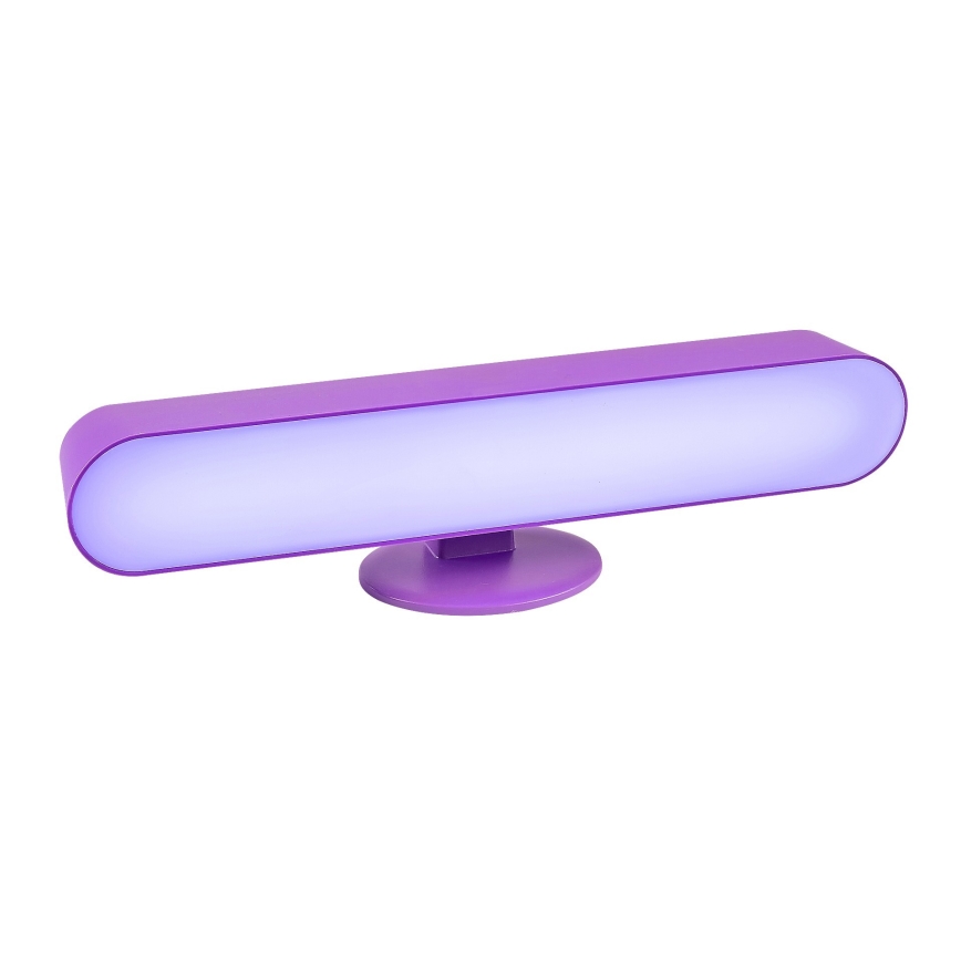 Rabalux - LED RGB Himmennettävä pöytävalaisin LED/3W/5V violetti + kauko-ohjaus