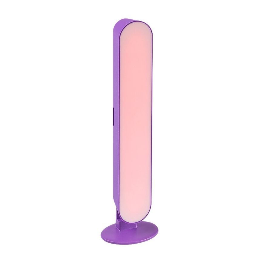 Rabalux - LED RGB Himmennettävä pöytävalaisin LED/3W/5V violetti + kauko-ohjaus