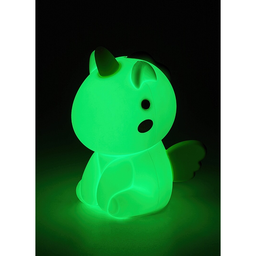 Rabalux - LED RGB Himmennettävä kosketus ladattava lasten pieni lamppu LED/0,45W/5V