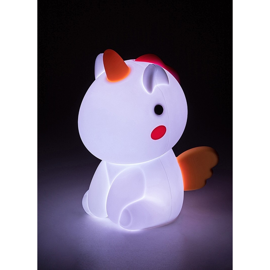 Rabalux - LED RGB Himmennettävä kosketus ladattava lasten pieni lamppu LED/0,45W/5V