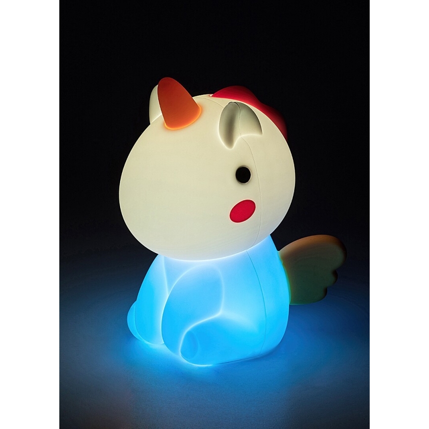 Rabalux - LED RGB Himmennettävä kosketus ladattava lasten pieni lamppu LED/0,45W/5V