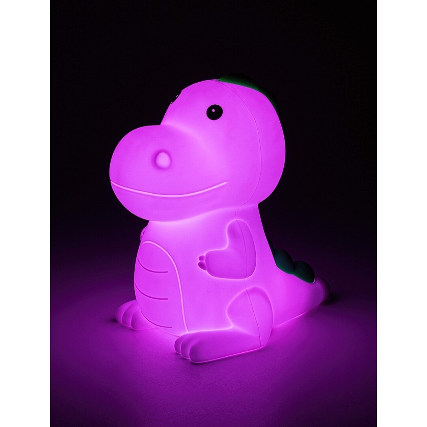Rabalux - LED RGB Himmennettävä kosketus rechargeable children's pieni lamppu LED/0,45W/5V
