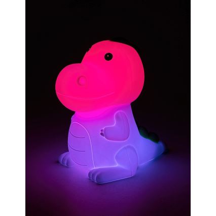 Rabalux - LED RGB Himmennettävä kosketus rechargeable children's pieni lamppu LED/0,45W/5V