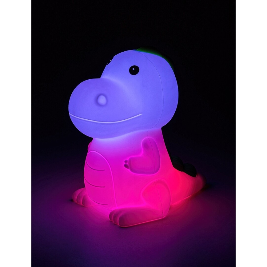 Rabalux - LED RGB Himmennettävä kosketus rechargeable children's pieni lamppu LED/0,45W/5V