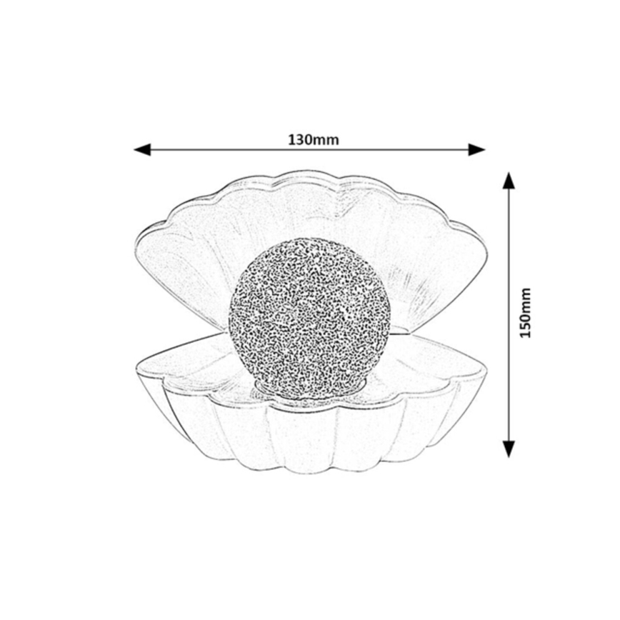 Rabalux - RGB-LED-koristevalaisin LED/0,8W/3xAAA