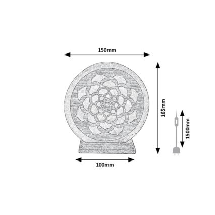 Rabalux - Suolalamppu 1xE14/15W/230V