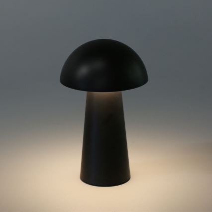 Rabalux - LED-himmennettävä kosketusohjattu ladattava ulkovalaisin LED/1,5W/5V IP44 1200 mAh USB musta