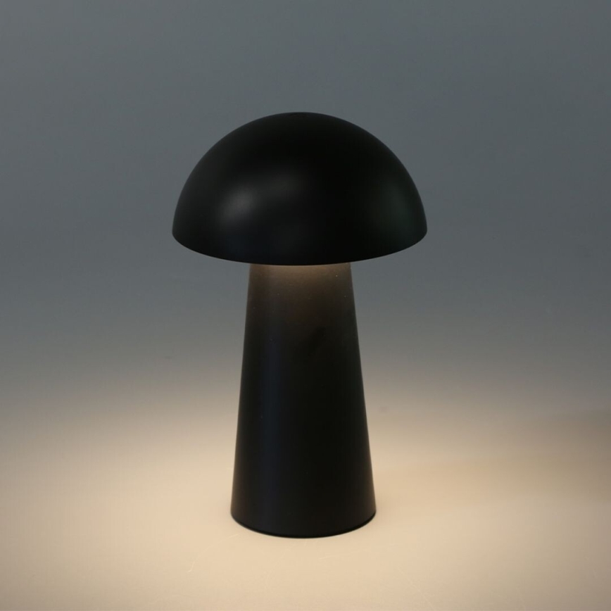 Rabalux - LED-himmennettävä kosketusohjattu ladattava ulkovalaisin LED/1,5W/5V IP44 1200 mAh USB musta
