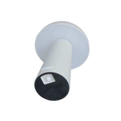 Rabalux - himmennettävä kosketusohjattu ladattava ulkovalaisin LED-lamppu 1,5 W / 5 V, IP44, 1200 mAh, USB, valkoinen
