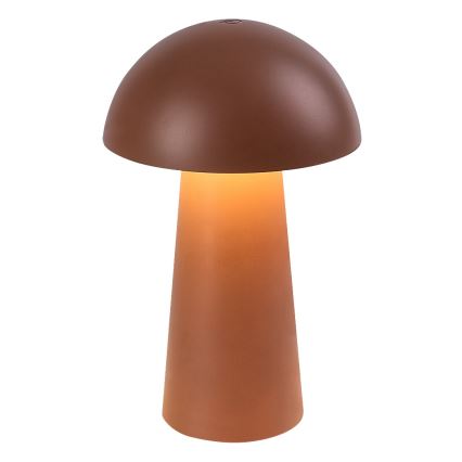 Rabalux - LED Himmennettävä kosketusohjaimella varustettu ladattava ulkovalo LED/1,5W/5V IP44 1200 mAh USB ruskea