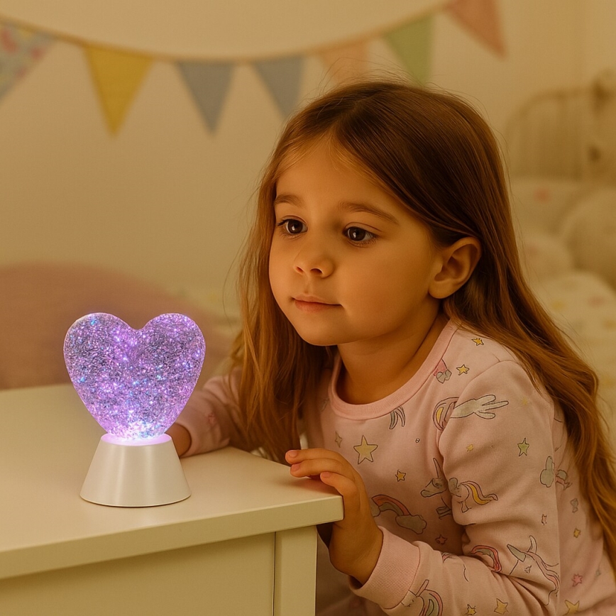 Rabalux - LED RGB koristevalaisin LED/0,8W/3xAA sydän