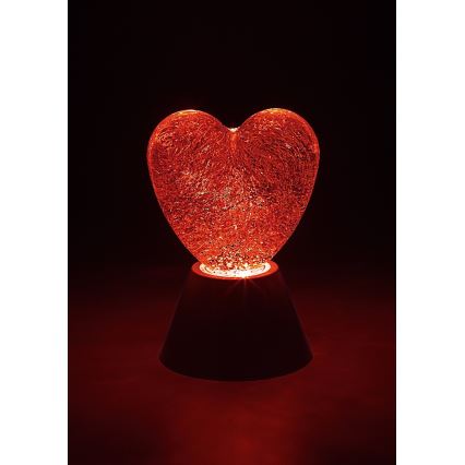 Rabalux - LED RGB koristevalaisin LED/0,8W/3xAA sydän