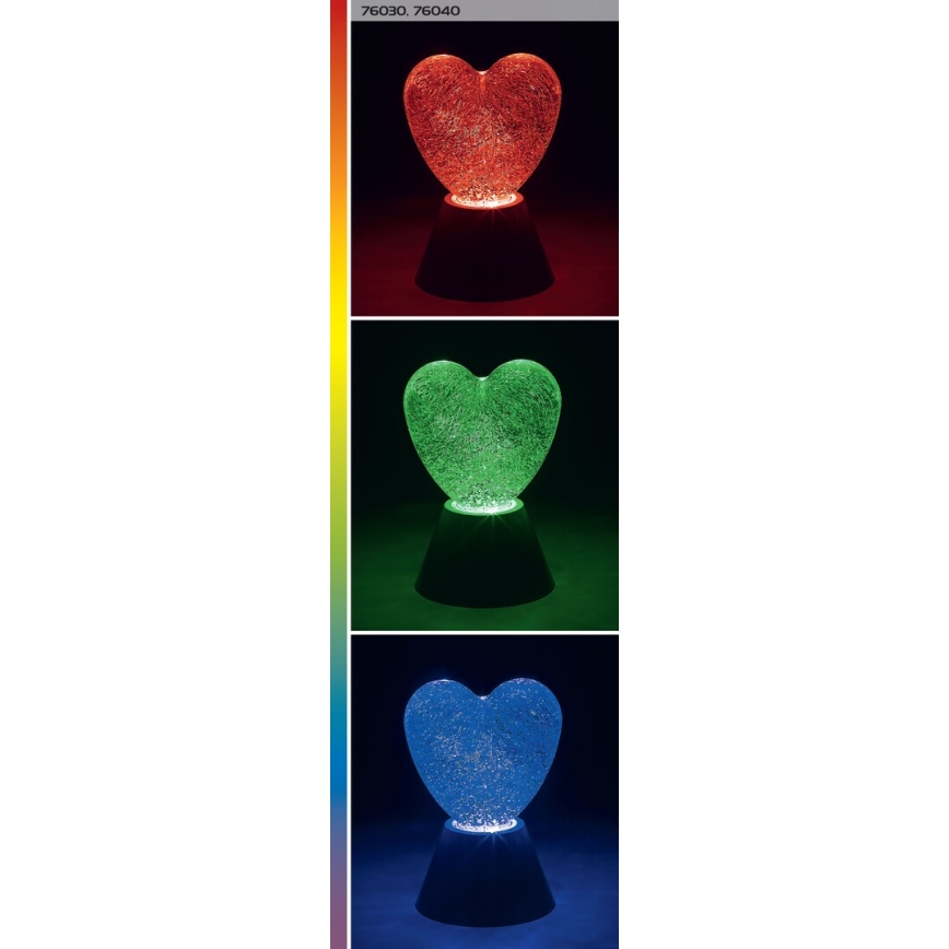Rabalux - LED RGB koristevalaisin LED/0,8W/3xAA sydän
