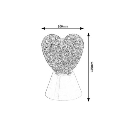 Rabalux - LED RGB koristevalaisin LED/0,8W/3xAA sydän