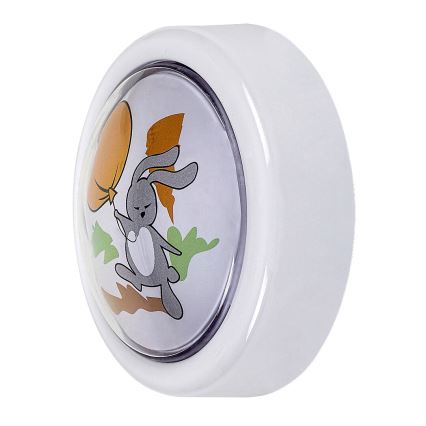 Rabalux - Lasten LED-yövalo LED/0,3W/2xAA 6000K
