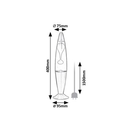 Rabalux - LED Laavalamppu LED/25W/230V