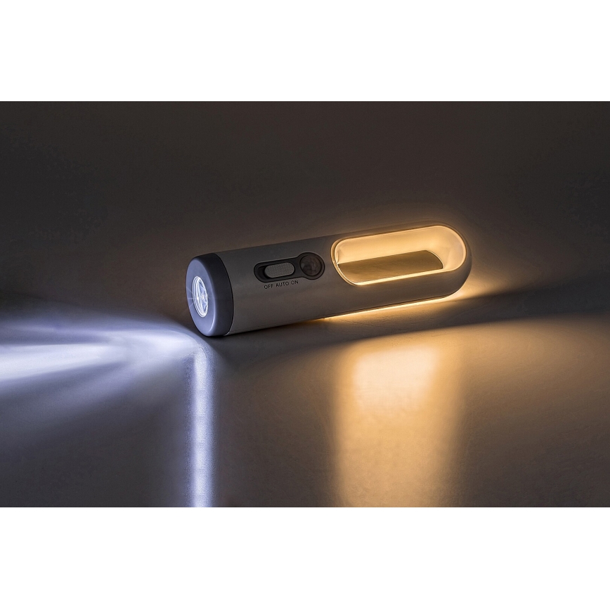 Rabalux - LED Kannettava ladattava lamppu anturilla LED/0,8W/3,7V 3000/7000K