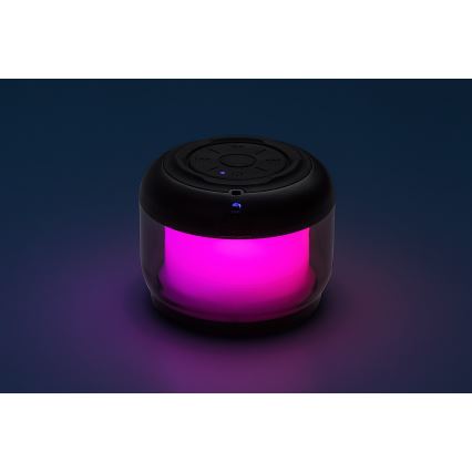 Rabalux - RGB Pöytävalaisin kaiuttimella RGB/3W/3,7V 500mAh