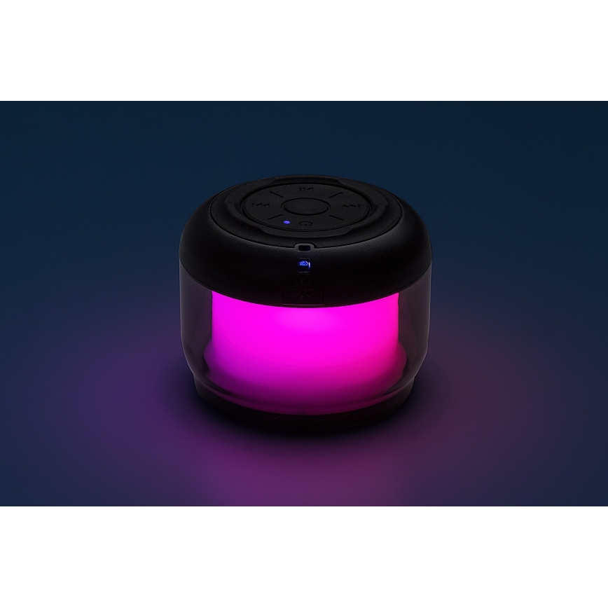 Rabalux - RGB Pöytävalaisin kaiuttimella RGB/3W/3,7V 500mAh