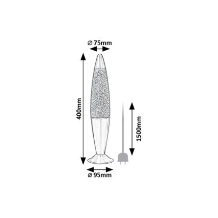 Rabalux - LED Laavalamppu LED/25W/230V