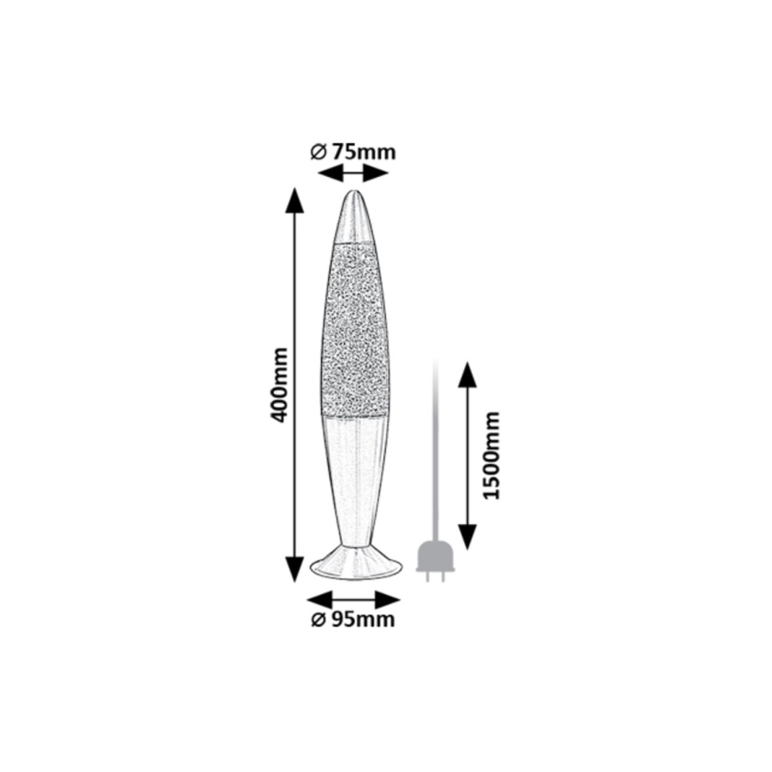 Rabalux - LED Laavalamppu LED/25W/230V