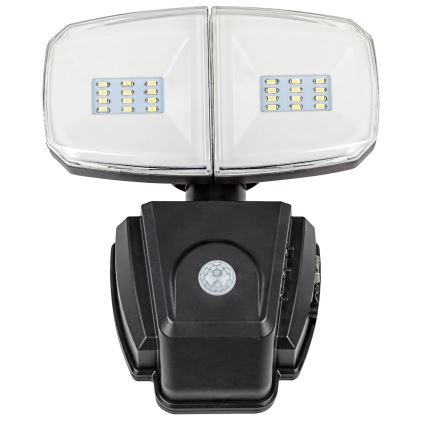 Rabalux - LED-aurinkovalonheitin anturilla LED/12W/3,7V IP44
