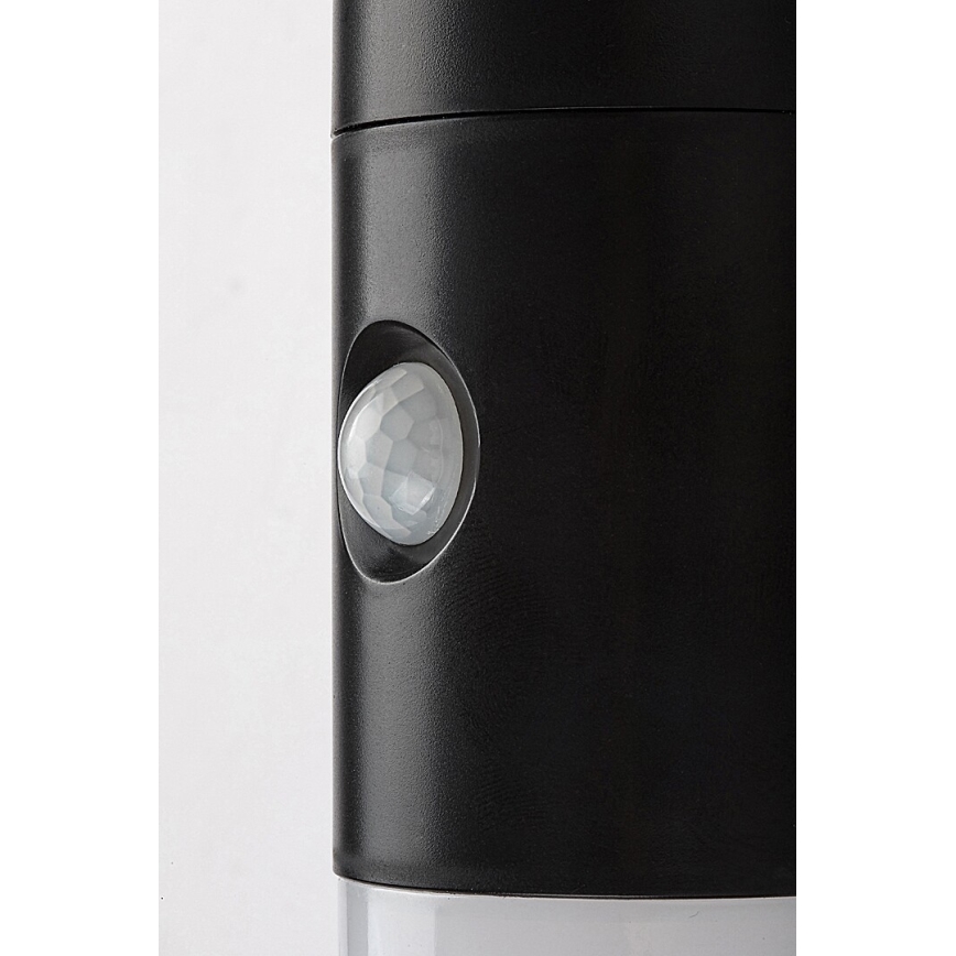 Rabalux - LED RGB Seinävalaisin anturilla LED/1W/3,7V IP44 musta